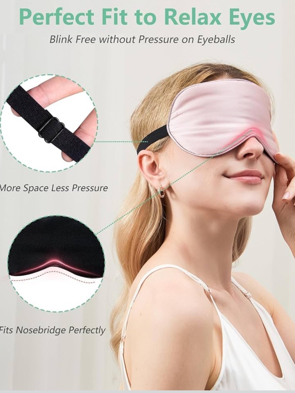 Silk Sleep Mask Set of 2